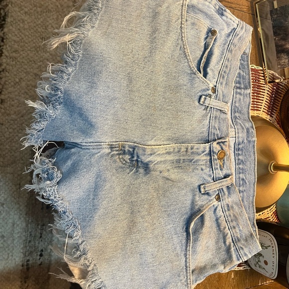 Wrangler Light Blue Denim Shorts - Picture 3 of 6